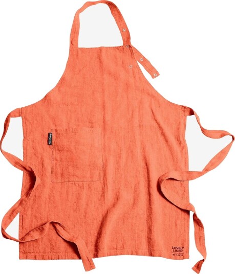 Lovely Linen Forkle Lovely i vasket lin Orange Lovely Linen Forkle Lovely i vasket lin Orange