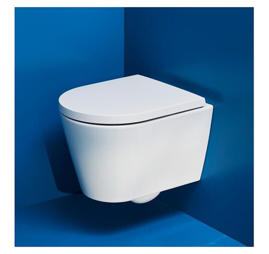 Laufen Kartell Compact Vegghengt toalett 49x37 cm, rimless, Hvit Matt Laufen Kartell Compact Vegghengt toalett 49x37 cm, rimless, Hvit Matt