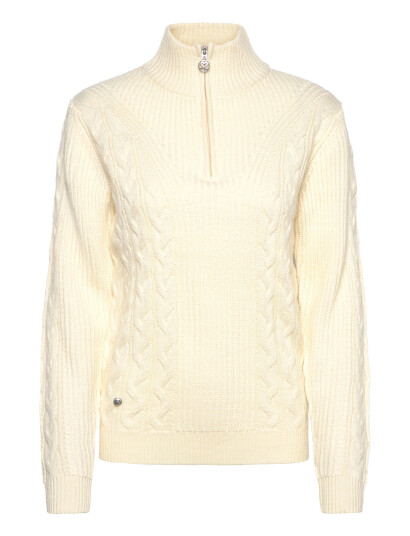 Daily Sports Cable Ls Pullover Unlined Cream XL Daily Sports Cable Ls Pullover Unlined Cream XL