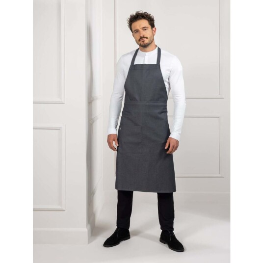 Le Nouveau Chef Kokkeforkle Phoenix Denim ; 70x110 cm LxB; Svart