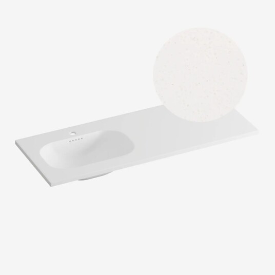 Korsbakken Nice Heldekkende Terrazzo Beige 120cm Venstre Korsbakken Nice Heldekkende Terrazzo Beige 120cm Venstre