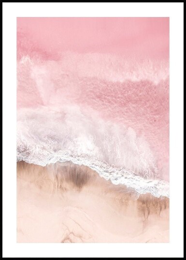 Pink Sea Plakat Plakat / 30x40cm
