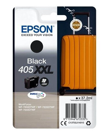 Epson 405XXL - XXL size - black - original - ink cartridge - Blekkpatron Svart Epson 405XXL - XXL size - black - original - ink cartridge - Blekkpatron Svart
