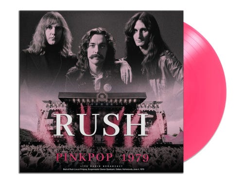 Rush Pinkpop 1979 LP/Vinyl Rush Pinkpop 1979 LP/Vinyl