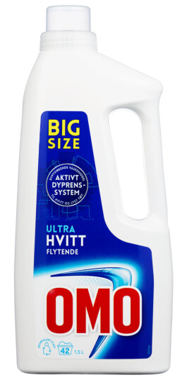 OMO ULTRA HVITT FLYTENDE TØYVASK 1,5L