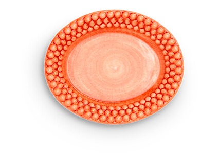 Mateus Bubbles Oval Tallerken Oransje 20 cm