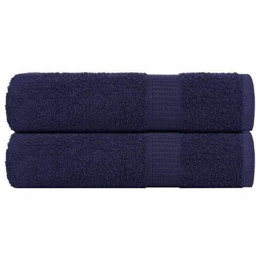 Håndklær FROGN 2 stk marineblå 50x100 cm 360 gsm Håndklær FROGN 2 stk marineblå 50x100 cm 360 gsm