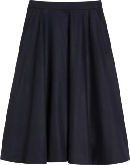 Max Mara Studio Dame Skjørt Blå M, Max Mara Studio Dame Skjørt Blå M,