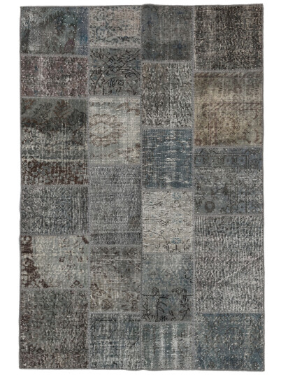 Håndknyttet. Opphav: Turkey Patchwork Turkiet 140x200