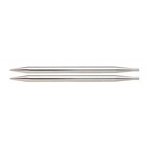 KnitPro Nova Metal Korte Udskiftelige Rundpinde Messing 9cm 3,25mm