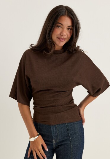 Bubbleroom Funnel Neck Top