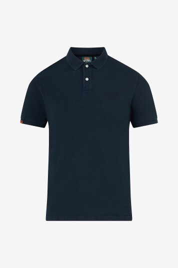 Superdry Pologenser Vint Destroy Polo Blå