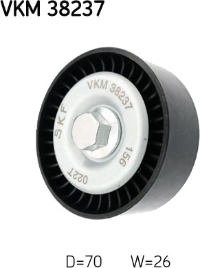 Løpehjul, vifterem SKF VKM 38237
