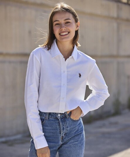 U.S. Polo Assn. U.S Polo Gina Oxfordskjorte Hvit M