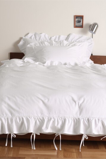 Jotex Dynetrekksett Enkel Hvit BARDOT 22525950179