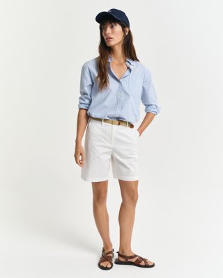 Chinoshorts med stretch EGGSHELL 42