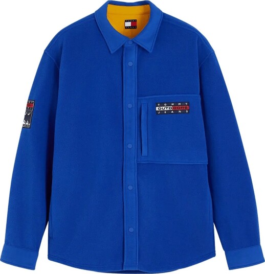 Tommy Jeans Tjm Outdoors Fleece Ovrshirt Ext DEEP MARINE S Tommy Jeans Tjm Outdoors Fleece Ovrshirt Ext DEEP MARINE S