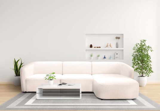 SparMax Bornholm 3d Hjørnesofa - Hvit