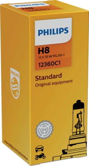 PHILIPS 12360C1 Lyspære, fjernlys