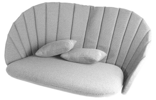 Peacock putesett Light grey Til 2-setersofa