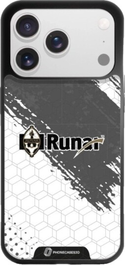 Phonecases3D iPhone 17 Pro IL Runar 3D mobildeksel, svart