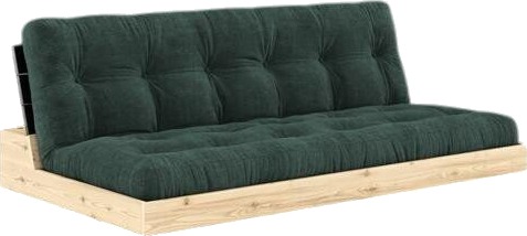 Karup Design Base Sovesofa med sideboks Svart natt/511 Antrasitt
