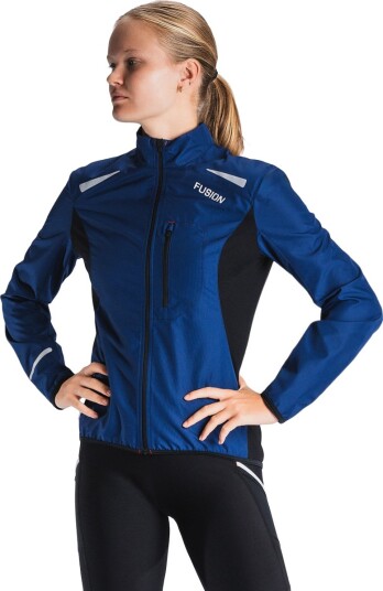 FUSION S1 Løpejakke Dame Navy M FUSION S1 Løpejakke Dame Navy M