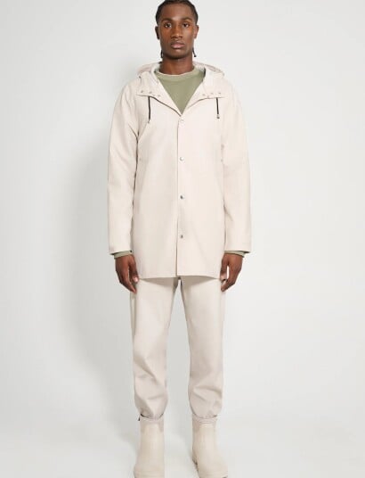 Stutterheim Stockholm Lightweight Light Sand   Cream   XS