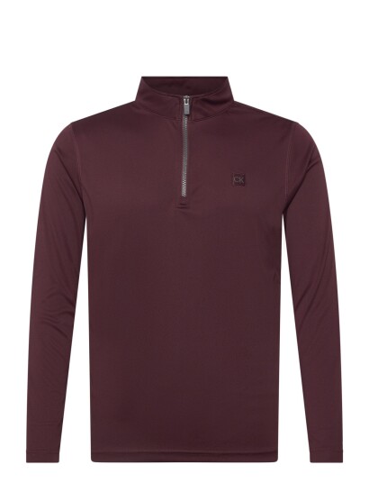 Calvin Klein Golf Advance 1/4 Zip Layering Burgundy L