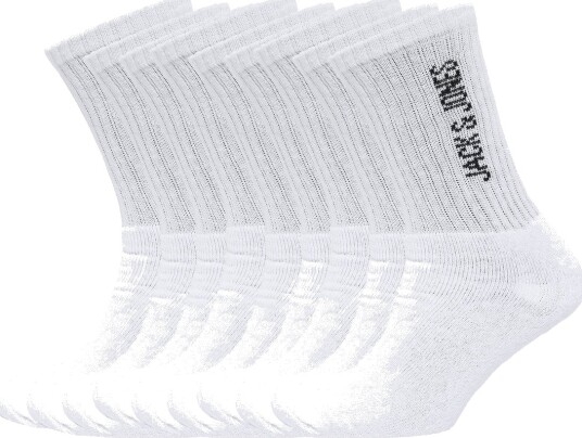 Jack & Jones Jacregen Tennis Socks 9 Pack Noos White ONE SIZE