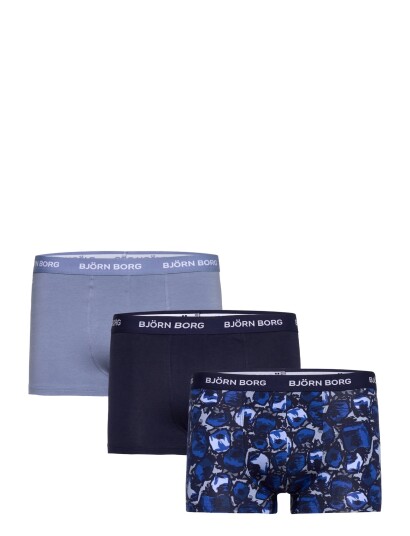 Björn Borg Cotton Stretch Trunk 3P Black XL