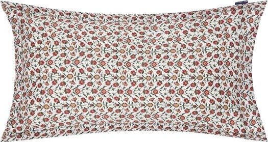 Lexington - Putetrekk sateng 50x90 cm blomstret hvit/rød/grønn/beige