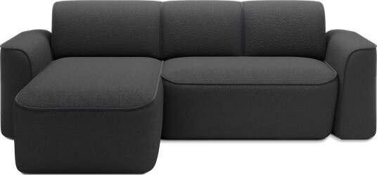 Ume 4 seters Sofa med Divan   Mørk grå