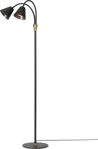 Hygge Gulvlampe 2xGU10 H135cm, sort Hygge Gulvlampe 2xGU10 H135cm, sort