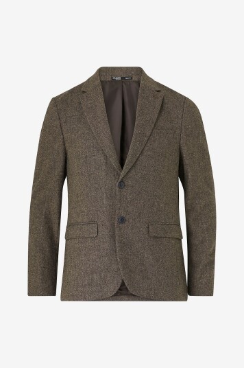 Selected HOMME   Blazer slhSlim reed Wool Blz   Brun
