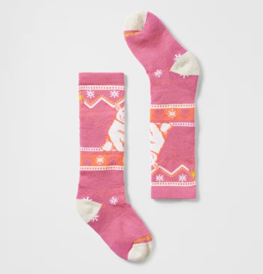 Smartwool Kids Wintersport Full Cush Polar Bear Pattern Garden Pink XS 22 25 Smartwool Kids Wintersport Full Cush Polar Bear Pattern Garden Pink XS 22 25