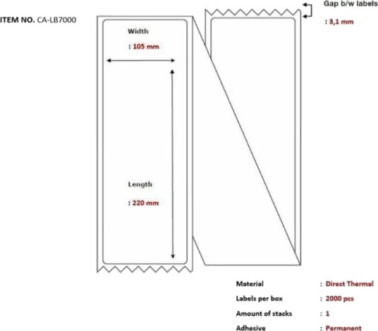 Capture Permanet Adhesiv Perforert Hvit 105 X 220 Mm 2000 EtikettEr Listepapiretiketter Capture Permanet Adhesiv Perforert Hvit 105 X 220 Mm 2000 EtikettEr Listepapiretiketter