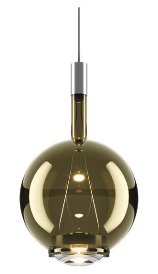 Lodes Sky-Fall Rund Taklampe Medium 3000K Golden Sage/Glass Lodes Sky-Fall Rund Taklampe Medium 3000K Golden Sage/Glass