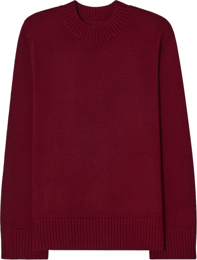 Lexington Clothing Knitted Sweater With Shoulder Pads Burgundy XS Lexington Clothing Knitted Sweater With Shoulder Pads Burgundy XS