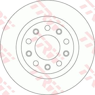 Bremseskive TRW DF8070 Bremseskive TRW DF8070