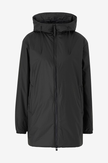 Rains   Regnjakke Lohja Long Jacket W3T2   Svart