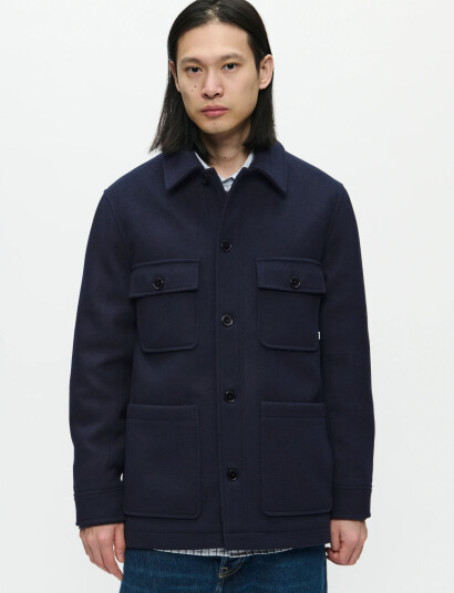 WOOD WOOD Wwivan Shirt Jacket 25190 - Navy - XXL WOOD WOOD Wwivan Shirt Jacket 25190 - Navy - XXL