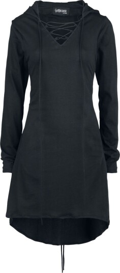 Gothicana by EMP   Goth Middellang kjole   Angels Fall   S til XXL   Damer   svart