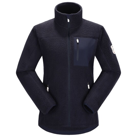 Skogstad W Hjertås Pilefleece Jakke Parisian Night 40