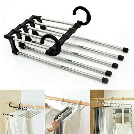 Oppheng for 5 bukser Kleshenger Koblingskrok Organizer