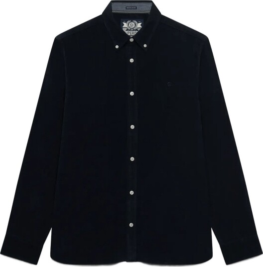 Superdry Classic Needle Cord Shirt Navy S Superdry Classic Needle Cord Shirt Navy S