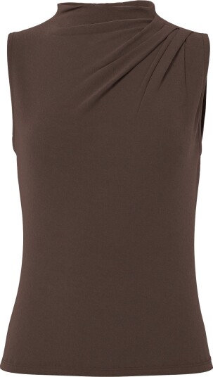 Pieces Pcmadison Sl Draped Top Jrs Noos Bc HOT FUDGE L Pieces Pcmadison Sl Draped Top Jrs Noos Bc HOT FUDGE L