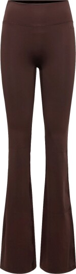 Björn Borg Flare Tights Tall i Coffee Bean, XL - Komfortable Treningstights for Damer