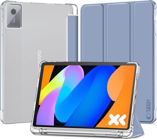 Tech Protect Lenovo Idea Tab SmartCase Pen Hybrid Tri Fold Folio etui Blå