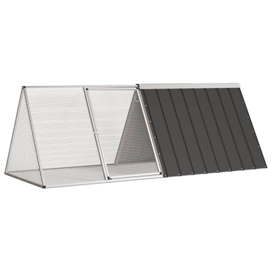 Kaninbur Antrasitt 201.5X80.5X71 cm Galvanisert Stål